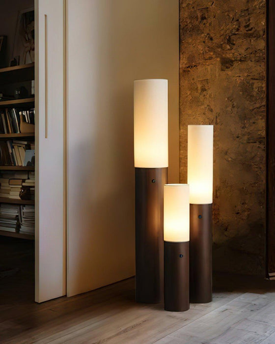 Timber Column Floor Lamp-DWHOME