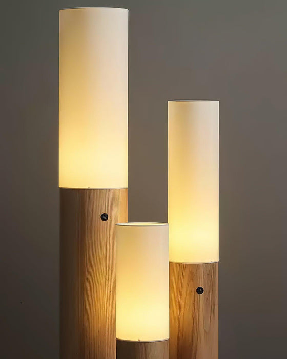 Timber Column Floor Lamp-DWHOME