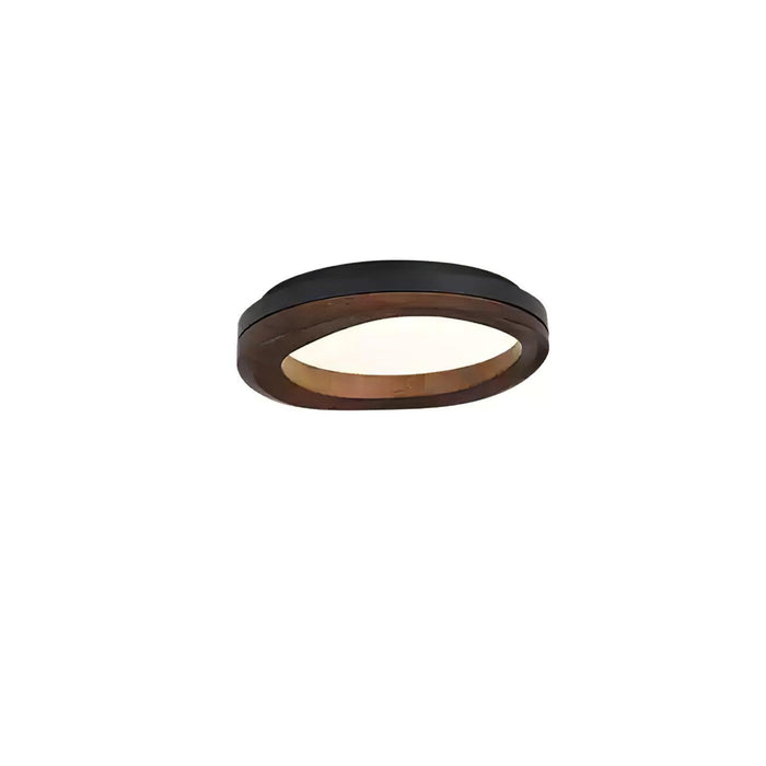 Timber Round Wood Ceiling Lamp-DWHOME