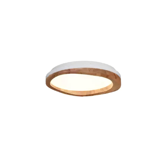 Timber Round Wood Ceiling Lamp-DWHOME