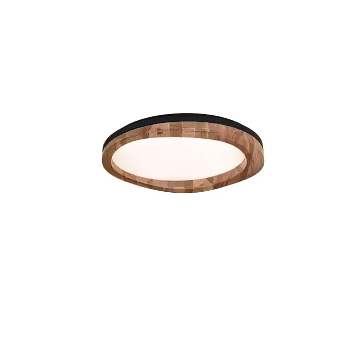 Timber Round Wood Ceiling Lamp-DWHOME