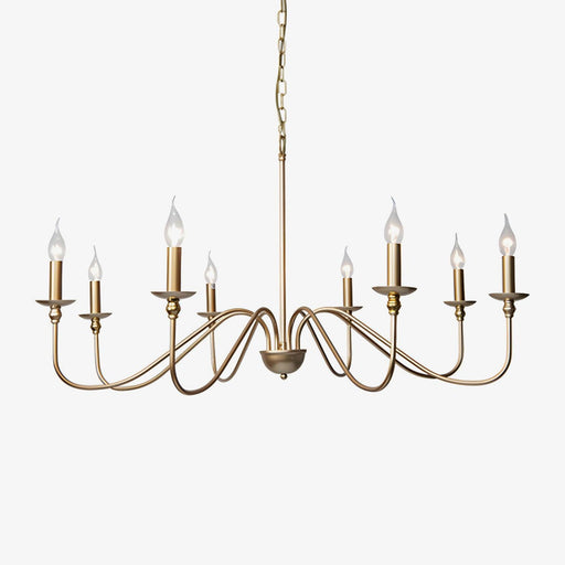 Timeless Gold Candle Chandelier-DWHOME