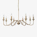 Timeless Gold Candle Chandelier-DWHOME