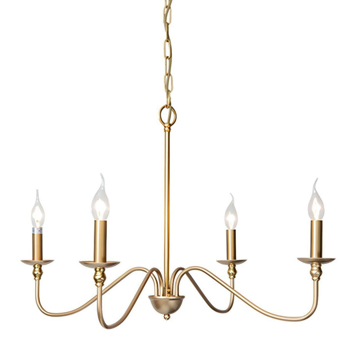Timeless Gold Candle Chandelier-DWHOME