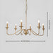 Timeless Gold Candle Chandelier-DWHOME