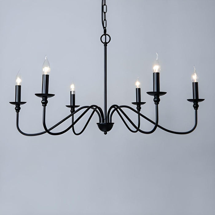 Timeless Gold Candle Chandelier-DWHOME