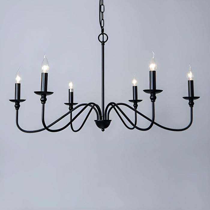 Timeless Gold Candle Chandelier-DWHOME