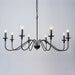 Timeless Gold Candle Chandelier-DWHOME