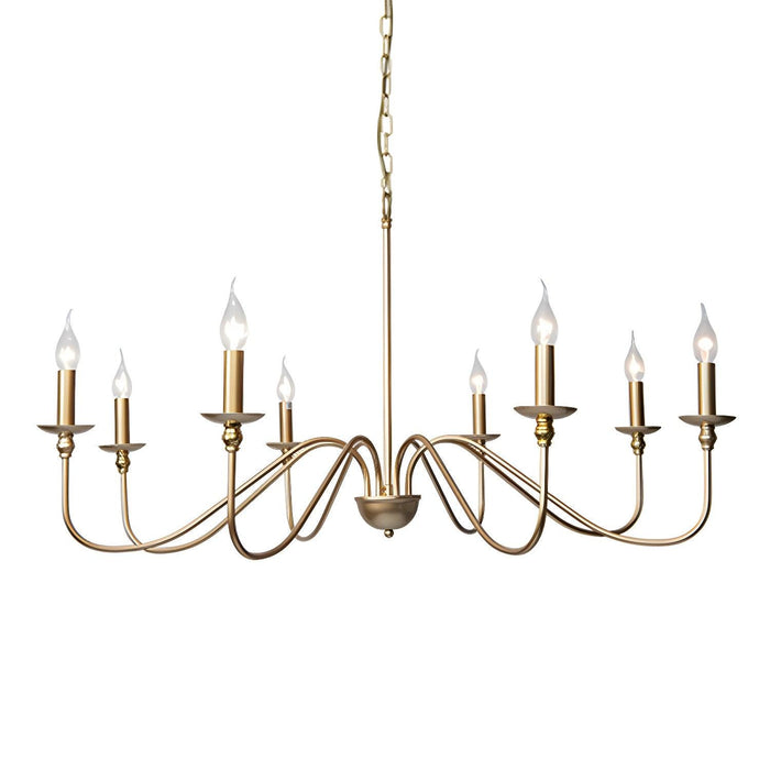 Timeless Gold Candle Chandelier-DWHOME