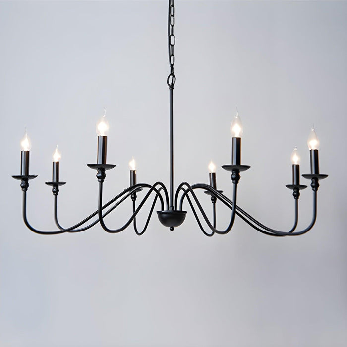 Timeless Gold Candle Chandelier-DWHOME