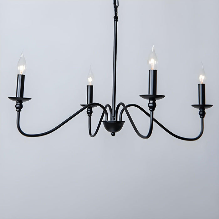 Timeless Gold Candle Chandelier-DWHOME