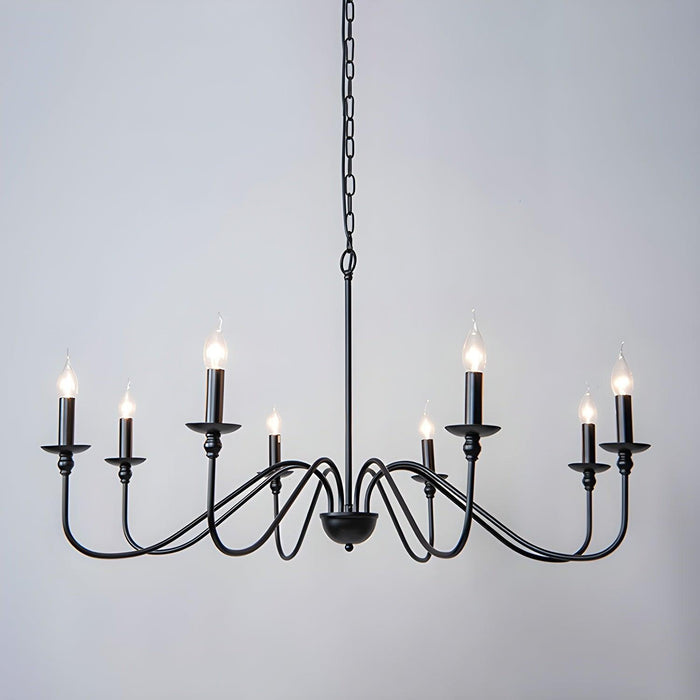 Timeless Gold Candle Chandelier-DWHOME
