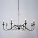 Timeless Gold Candle Chandelier-DWHOME