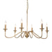 Timeless Gold Candle Chandelier-DWHOME