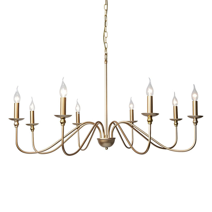 Timeless Gold Candle Chandelier-DWHOME