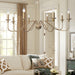 Timeless Gold Candle Chandelier-DWHOME