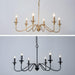 Timeless Gold Candle Chandelier-DWHOME