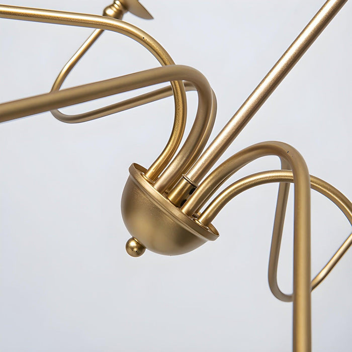 Timeless Gold Candle Chandelier-DWHOME