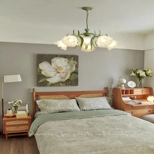 Tina Green French Style Flower Chandelier-DWHOME