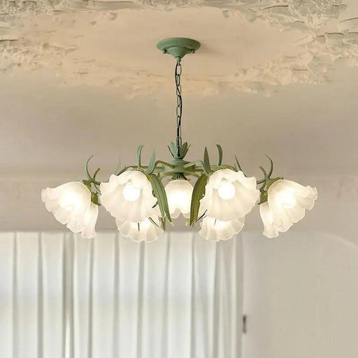 Tina Green French Style Flower Chandelier-DWHOME