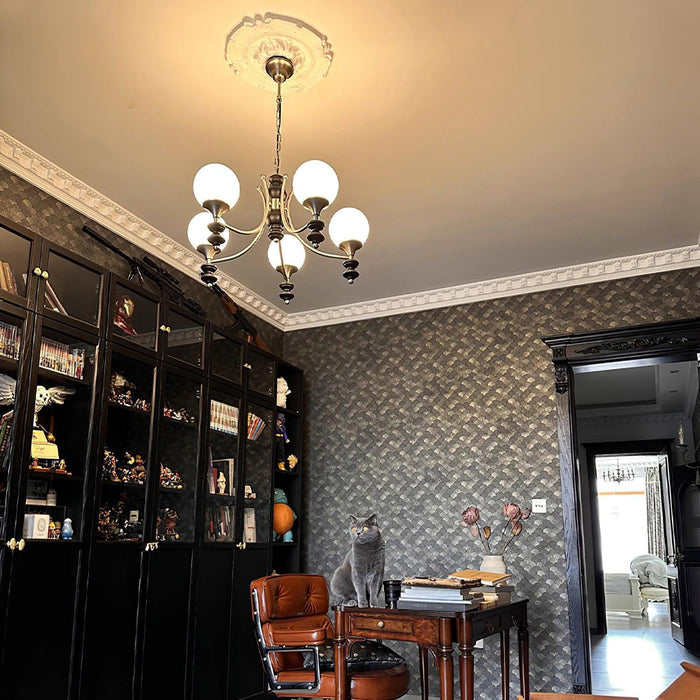 Tina Wooden Chandelier-DWHOME