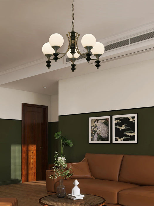 Tina Wooden Chandelier-DWHOME