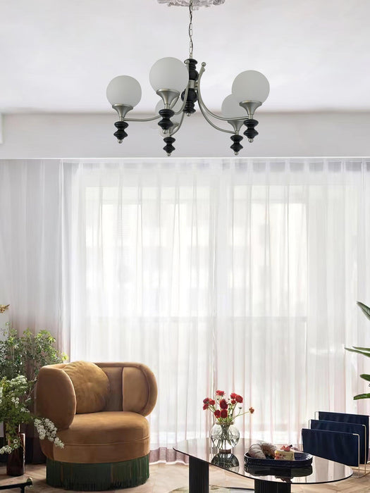 Tina Wooden Chandelier-DWHOME