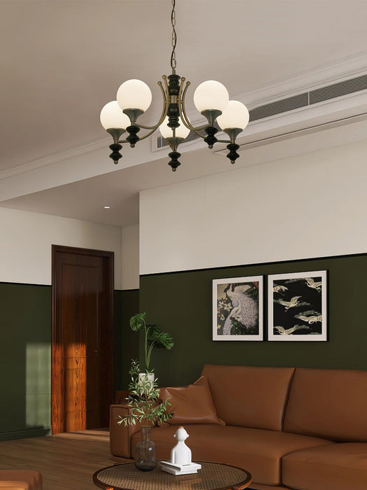 Tina Wooden Chandelier-DWHOME