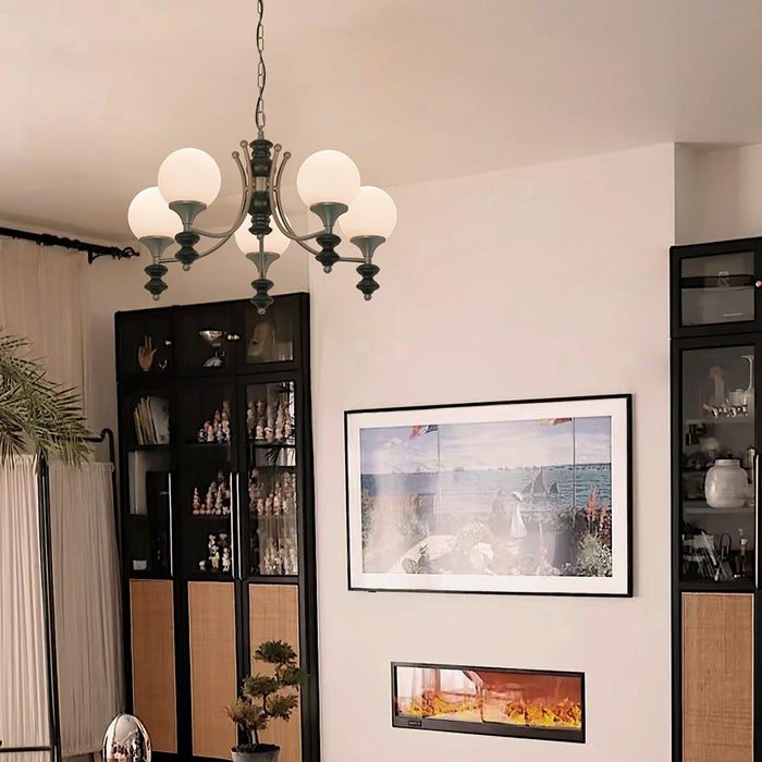 Tina Wooden Chandelier-DWHOME