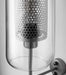 Ramoosin Clear Glass Metal Grill Wall Lamp - DWHOME