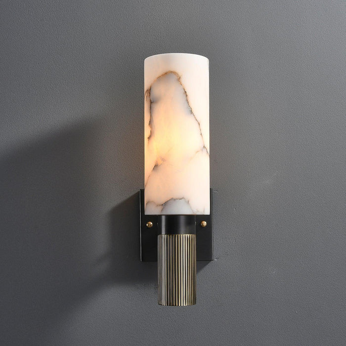 Torch Alabaster Sconce-DWHOME
