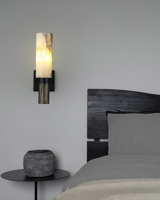 Torch Alabaster Sconce-DWHOME