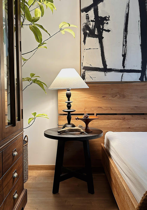 Tournage Wood Table Lamp - DWHOME