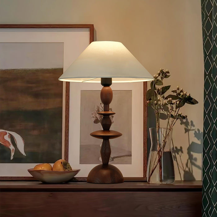 Tournage Wood Table Lamp - DWHOME
