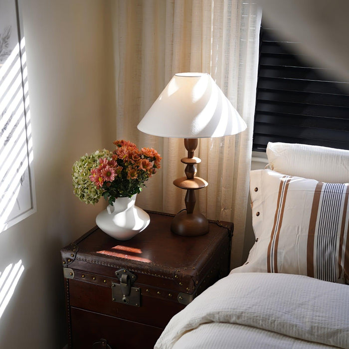 Tournage Wood Table Lamp - DWHOME