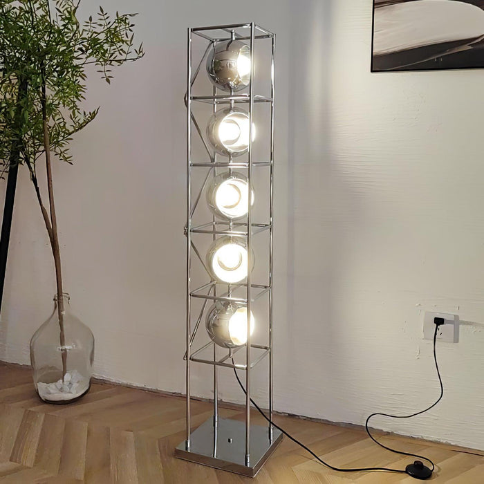 Tower of Spheres Floor Lamp-DWHOME