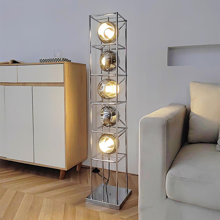 Tower of Spheres Floor Lamp-DWHOME