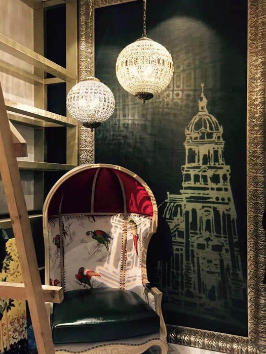 Traditional Gold Globe Chandelier - DWHOME