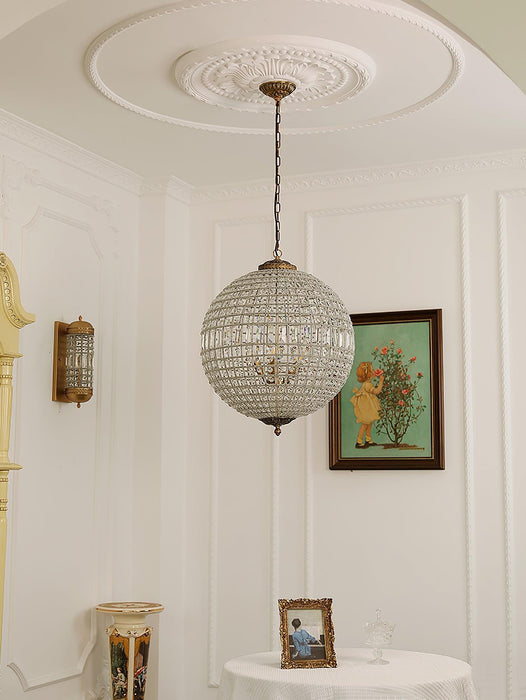 Traditional Gold Globe Chandelier - DWHOME