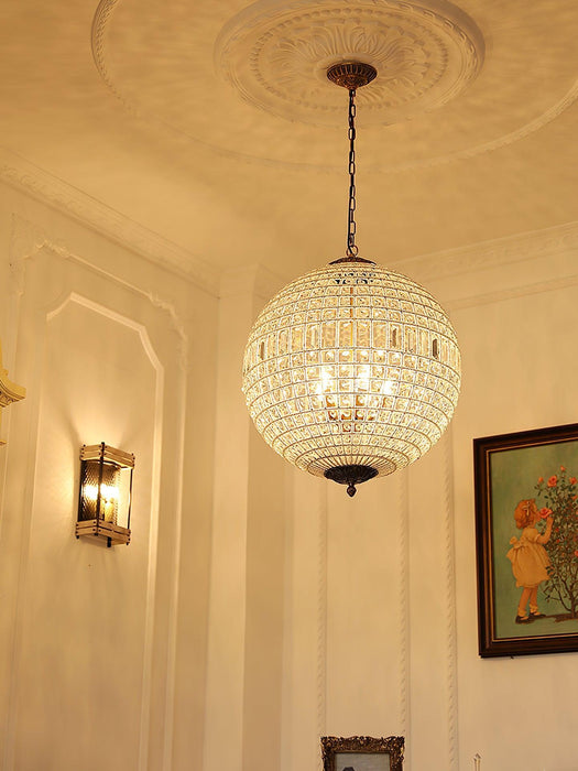 Traditional Gold Globe Chandelier - DWHOME