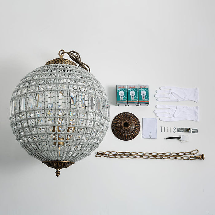 Traditional Gold Globe Chandelier - DWHOME