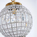Traditional Gold Globe Chandelier - DWHOME