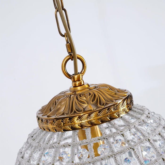 Traditional Gold Globe Chandelier - DWHOME