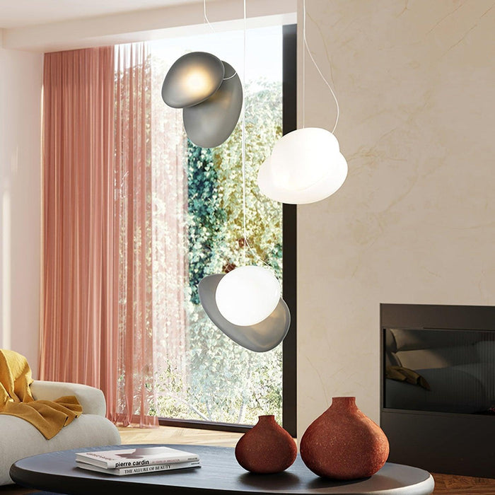 Translucent Frosted Glass Pendant Light-DWHOME
