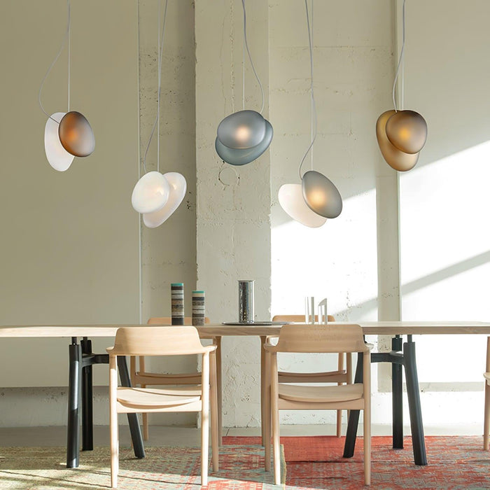 Translucent Frosted Glass Pendant Light-DWHOME