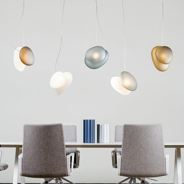Translucent Frosted Glass Pendant Light-DWHOME