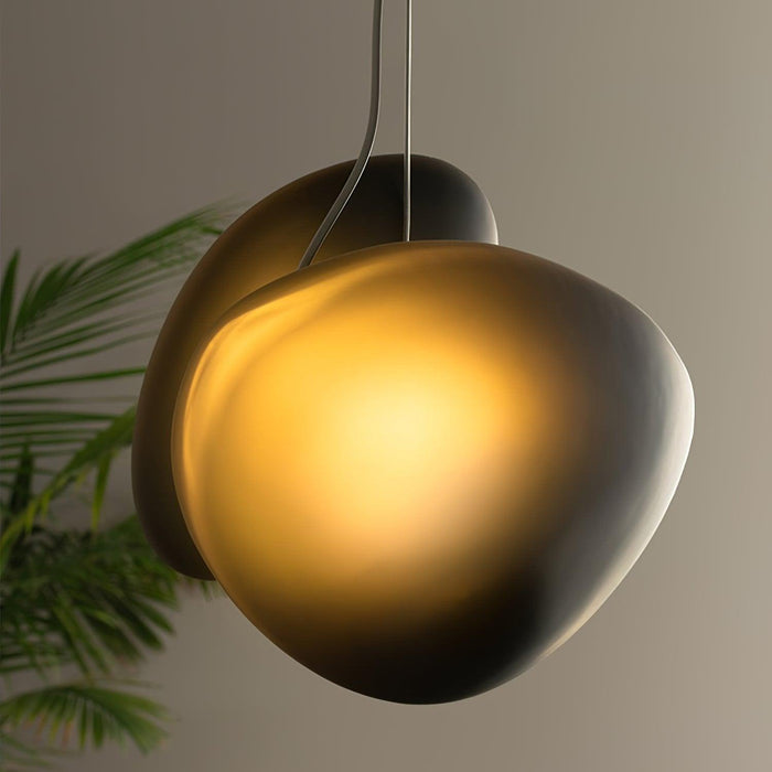 Translucent Frosted Glass Pendant Light-DWHOME