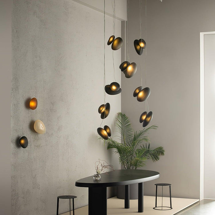 Translucent Frosted Glass Pendant Light-DWHOME