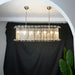 Transparent Murano Leaf Shaped Chandelier-DWHOME