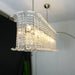 Transparent Murano Leaf Shaped Chandelier-DWHOME